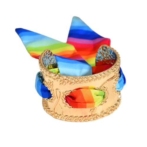 HAISENG Elegante Französische Designs Ribbon Legierung Armband Rich Farbschichten Künstlerische Metallarbeiten Tragbar Für Outfit Verbesserung Buntes Bandschmuck HAISENG Elegante Französische Designs Ribbon Legierung Armband Rich Farbschichten Künstlerische Metallarbeiten Tragbar Für Outfit Verbesserung Buntes Bandschmuck von HAISENG