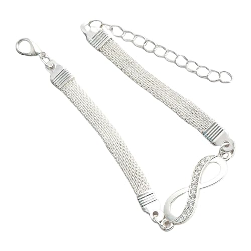 HAISENG Elegantes Glücksarmband Vielseitige Robuste Legierungsnummer Geformtes Tragbares Schmuckzubehör Für Stilvolle Männer Und Frauen Party Accessoire von HAISENG