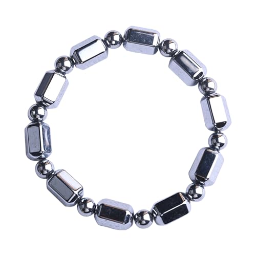 HAISENG Ergonomische Terahertz Flache Runde Perlen Armband Elastic Armband Ornament Für Handmüdungsrelief Unisex Designs von HAISENG