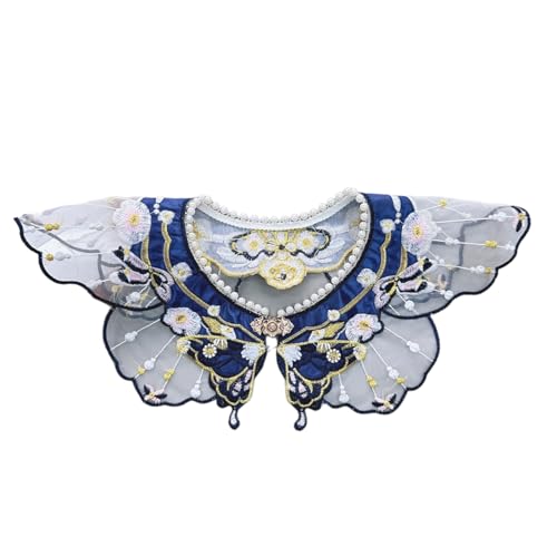 Falsche Schalperlen Schal Wrap Yunjian Kragen Abnehmbarer Stickerei Blumen Dekorativ Chinesischer Mamianqun Yunjian von HAISENG