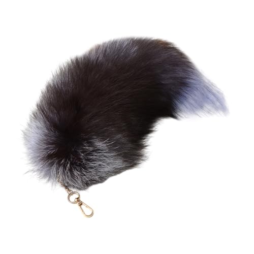 HAISENG Imitation Pelze Füchse Schwanz Schlüsselbund Anhänger Spielzeugauto Schlüsselanhänger Keyring Für Autoschlüsselbeutel Rucksack Kinder Spielzeug Geschenk Keychain Für Rucksack von HAISENG