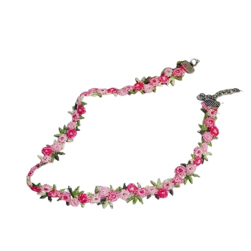 HAISENG Modische Herz-Spitzen-Choker-Halskette für Frauen, tragbares Schmuck-Accessoire für Date, Nacht und Partys, verstellbare Länge HAISENG Modische Herz-Spitzen-Choker-Halskette für Frauen, tragbares Schmuck-Accessoire für Date, Nacht und Partys, verstellbare Länge von HAISENG