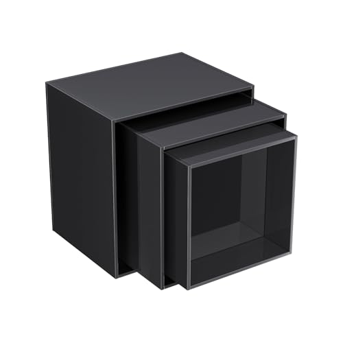 HAISENG Multitierd Acryl-Schaukasten, transparent, würfelförmig, Organizer, Wohnaccessoire für Restaurants, Cafés und Sammlungsdisplays von HAISENG
