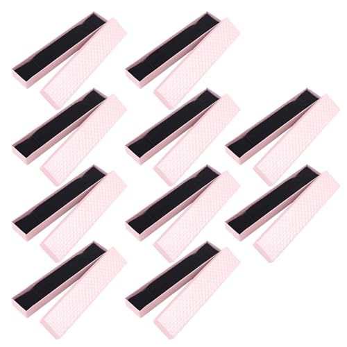 Packung Mit 10 Praktischen Halskettenbox Stilvolle Schmuck Geschenkverpackung Container Box Praktische Halsketten Geschenkboxen von HAISENG