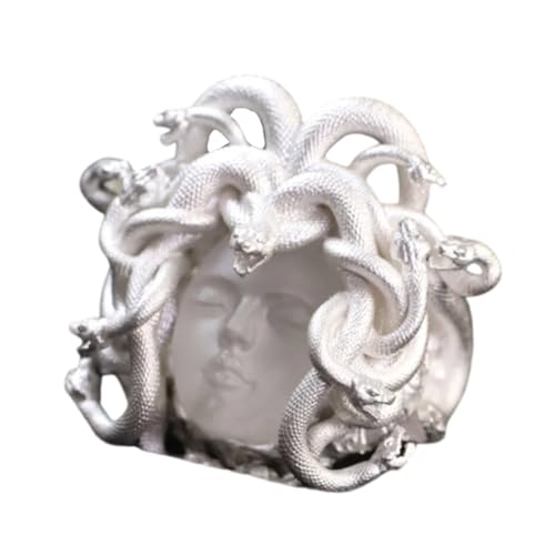 HAISENG Retro griechische Mythologie-Ringe, antike Münze, offener Modeschmuck für Partys und Veranstaltungen, Party-Accessoires, Statement von HAISENG