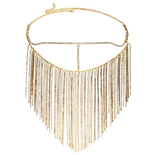 HAISENG Sparkling Maske Kette Dekoration Mode Long Quasten Crystal Maske Maskerades Party Dekorationen Breite Anwendungen Schmuck Schmuck von HAISENG