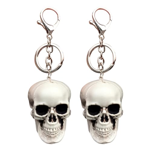 HAISENG Stilvoller Schädel Hoop Ohrringe Schmücken Stilvolle Schädel Dangle Ohrringe Harz Punk Ohrringe Ohrschmuckzubehör Accessoire HAISENG Stilvoller Schädel Hoop Ohrringe Schmücken Stilvolle Schädel Dangle Ohrringe Harz Punk Ohrringe Ohrschmuckzubehör Accessoire von HAISENG