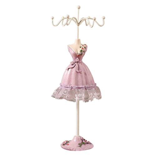 Stilvoller Schmuck Display Rack Einzigartige Puppenmodell Ohrringe Halskette Rotierender Schmuckstand Für Mädchen Und Frauen von HAISENG