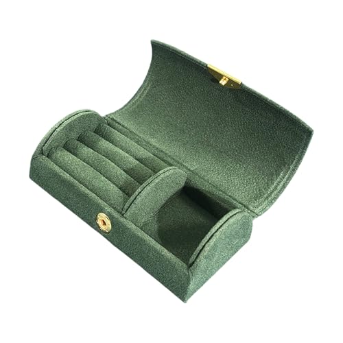 HAISENG Tragbarer Reisschmuckkoffer Mit Anfänglichen Und Blühenden Designs Stabiler Schmuck Organisatoren Accessoire Für Trendige Frauen von HAISENG