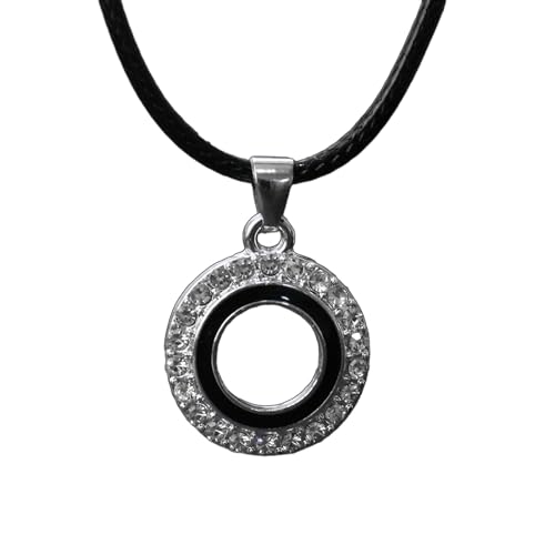 Halskette mit Sternanhänger, Lederseil, Schlüsselbeinkette, handgefertigt, trendiges Accessoire für tägliche Outfits, schwarzer Öltropfen-Effekt, Einheitsgröße, Wie beschrieben, Wie beschrieben von HAISENG