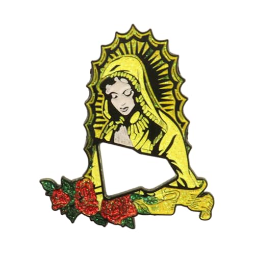 Hat Accent Pin Religiöses Glaubens Abzeichen Metall Emaille Brosch Jacke Abzeichen Stylish Accessoire Für Modeliebhaber Jungfrau Pin von HAISENG