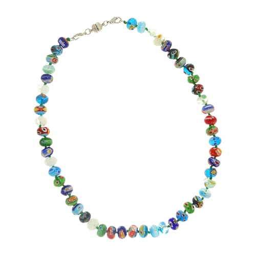 Italienische Glas Perlen Halskette Für Frauen Einzigartig Italienische Glas Perlen Halskette Für Frauen Einzigartig von HAISENG