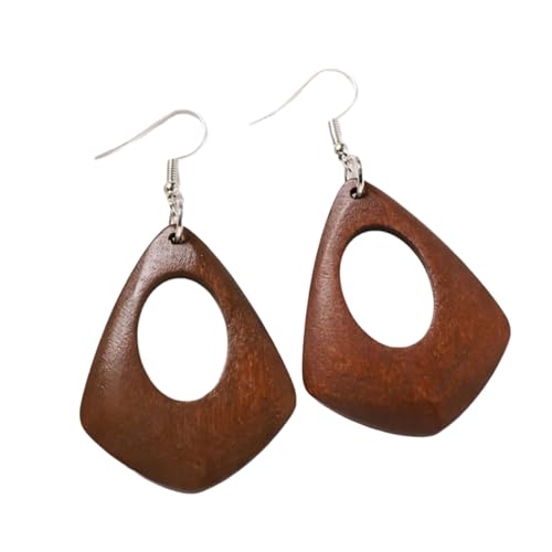 Leichte Holzohrringe Mit Retro Design Für Mode Stürmerinnen Die Ihre Saisonalen Kleiderschrank Frauen Vintage Ohrringe Verbessern Möchten von HAISENG