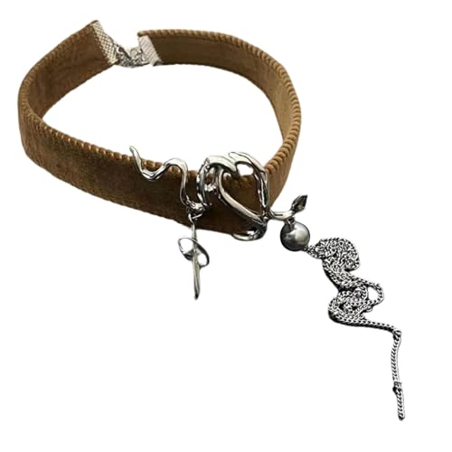 Mode Butterfly Anhänger Halskette Exquisite Tassels Schlüsselbeinkette Für Verschiedene Anlässe Stilvoller Lederschmuck Exquisite Handwerkskunst Halskette von HAISENG