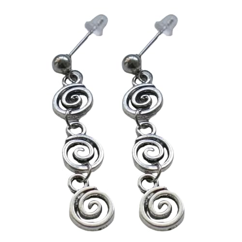 Mode Spirals Fallen Ohrringe Bequeme Ohrhänger Legierung Statement Accessoires Für Partys Und Tägliche Kleidung Täglich Kleidung Für Partyohrringe von HAISENG