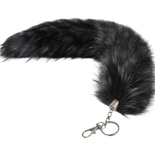 Modefüchse Schwanz Traskel Schlüsselbund Hanging Ornamente Einzigartiger Charme Schlüsselring Dekorationstasche Anhänger Handtasche Zubehör von HAISENG