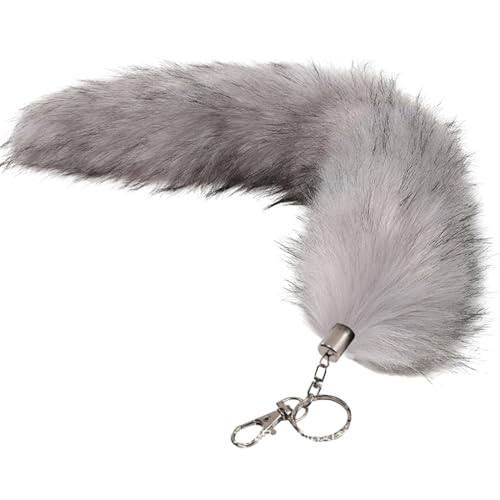 Modefüchse Schwanz Traskel Schlüsselbund Hanging Ornamente Einzigartiger Charme Schlüsselring Dekorationstasche Anhänger Handtasche Zubehör von HAISENG