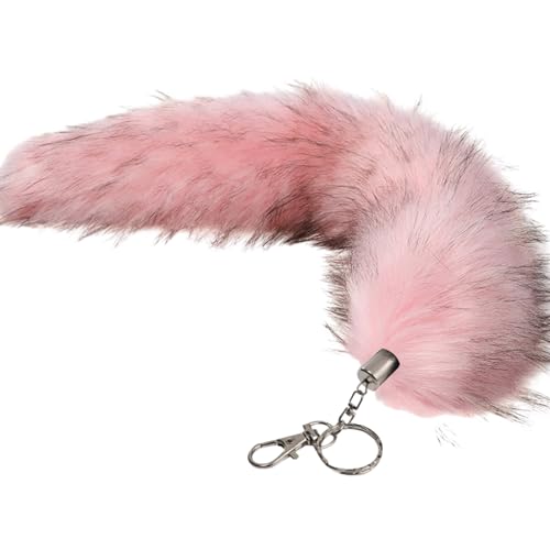 Modefüchse Schwanz Traskel Schlüsselbund Hanging Ornamente Einzigartiger Charme Schlüsselring Dekorationstasche Anhänger Handtasche Zubehör von HAISENG
