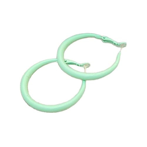 Moderne bunte Designs, runde Ohrringe aus stabilen Legierungsmaterialien, Dekoration für den täglichen Gebrauch, eleganter Charm, Party-Creolen, H, Wie beschrieben, Wie beschrieben von HAISENG