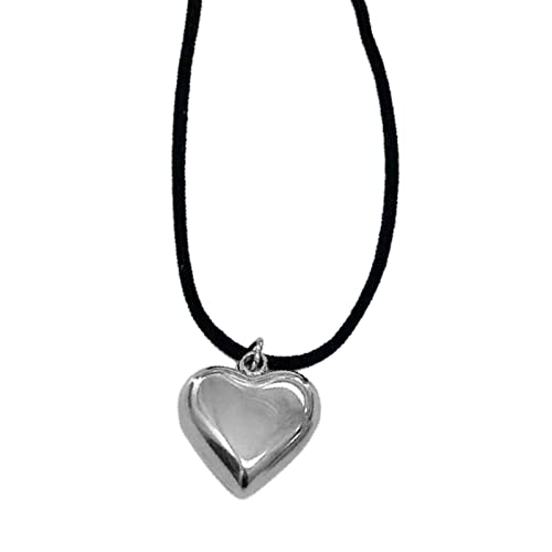 Modetrend Nische Liebe Anhänger Pendant Colarmbone Kette Temperament Einfacher Kaltes Wind Verstellbare Wachslinie Halskette Liebe Anhänger Halskette Für Frauen von HAISENG