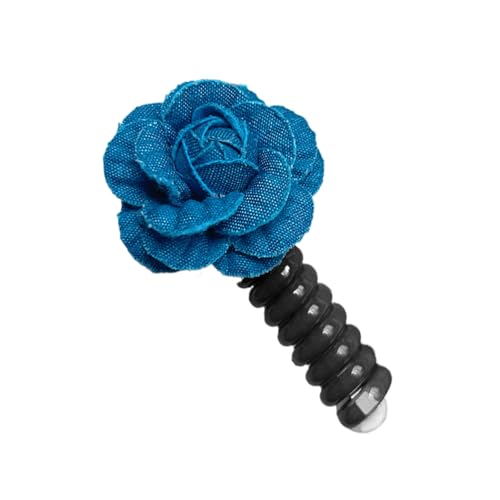 Modische Blumenthema Haarseile Elastische Frauen Haare Haar Scrunchie Denims Camellias Telefonkabel Haarkrawatte Für Tägliche Verschleiß von HAISENG