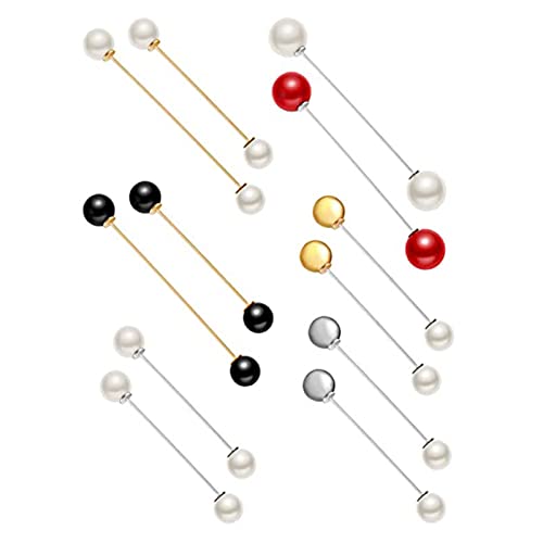 HAISENG Pearl Brosche Frauen Revers Anti Blend Blend Sicherheitsbrosche Mit Kunstperlen Modedekoration Für Frauen Home Party Dekoration Pearl Broschen Stifte Für Mädchen von HAISENG