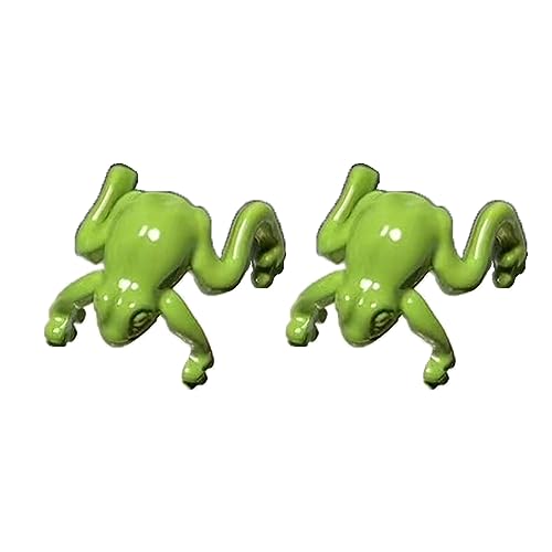 Punk Stylish Alloy Frog Ohrmanschette Clip Ohrring Für Frauen Mädchen Vintage Wrack Kein Durchdringender Gefälschter Knorpel Ohrring Party Clip von HAISENG