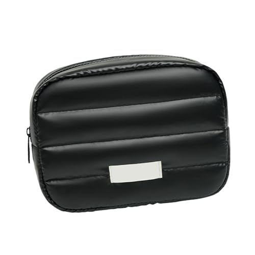 Reise-Make-up-Tasche mit großem Fassungsvermögen für Damen, praktische Kosmetiktasche für Urlaub oder Geschäftsreisen, Reisetasche für Damen, Schwarz , Mass Beauty von HAISENG