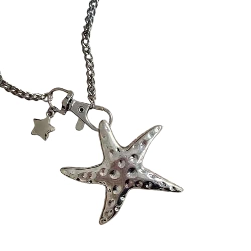 Retro Star Anhänger Halskette Einzigartiges Übertriebenes Metall Perfekt Für Jugendliche Mode Enthusiasten Star Pendant Halskette Retro Star Anhänger Halskette Einzigartiges Übertriebenes Metall Perfekt Für Jugendliche Mode Enthusiasten Star Pendant Halskette von HAISENG