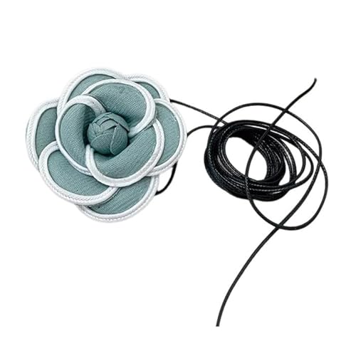 Stylish Stoff Flower Halskette Elegant Florale Modische Accessoire Stoff Seil Perfekte Geschenk Für Frauen Zarte Kamelien Halskette Stylish Stoff Flower Halskette Elegant Florale Modische Accessoire Stoff Seil Perfekte Geschenk Für Frauen Zarte Kamelien Halskette von HAISENG
