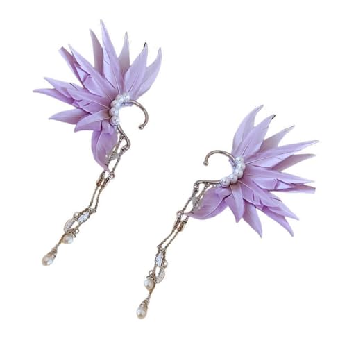 Trendige, robuste Quasten-Ohrringe aus Legierung mit Nieten-Akzenten, vielseitiger Modeschmuck, Accessoire für jedes Outfit, Quasten, Ohrmanschetten Trendige, robuste Quasten-Ohrringe aus Legierung mit Nieten-Akzenten, vielseitiger Modeschmuck, Accessoire für jedes Outfit, Quasten, Ohrmanschetten von HAISENG