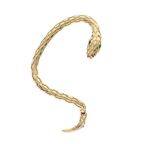 Übertriebene Tier-Ohrringe, Punk-Knorpel-Legierung, Ohrringe, Metall-Ohrmanschette, Clip, Wickelohrring für Mädchen, Ohrclips, Gold, Wie beschrieben, Wie beschrieben von HAISENG