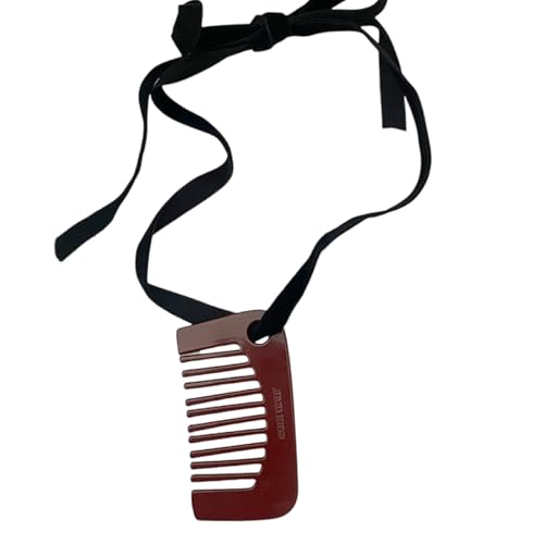 Unisex Comb Anhänger Halskette Mit Langem String Stilvoller Nackenschmuck Perfekt Für Alltägliche Kleidung Und Partys Alltag Statement Halskette von HAISENG