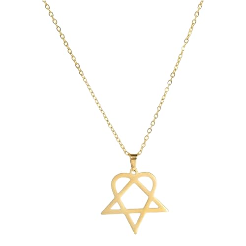 Unregelmäßige Sternform Halskette Allergie Resistent Edelstahlkette Minimalistische Design Schmuck Geschenk Für Ihren Einzigartigen Geometrischen Anhängerschmuck von HAISENG
