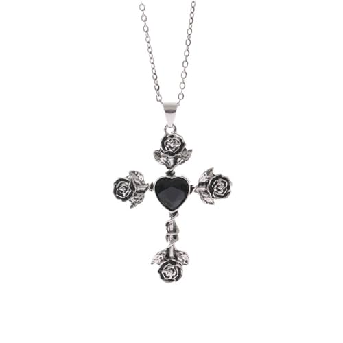 Verstellbare Kreuze Anhänger Halskette Schmücken Personalisierte Und Einzigartige Dornknot Rosenkette Für Jugendliche Charmeparty Und Konzertaccessoire Verstellbare Kreuze Anhänger Halskette Schmücken Personalisierte Und Einzigartige Dornknot Rosenkette Für Jugendliche Charmeparty Und Konzertaccessoire von HAISENG