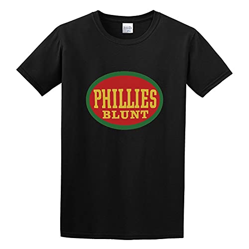 Phillies Blunt Logo O Neck Men Shirt Color- Black Size- XXL von HAITUN