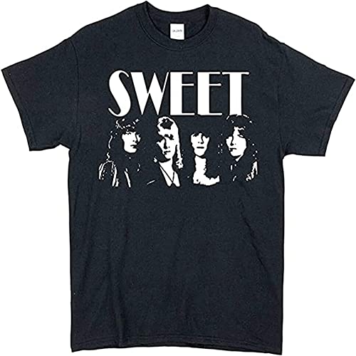 Sweet Band Glam Rock t Shirts Men Black X-Large von HAITUN
