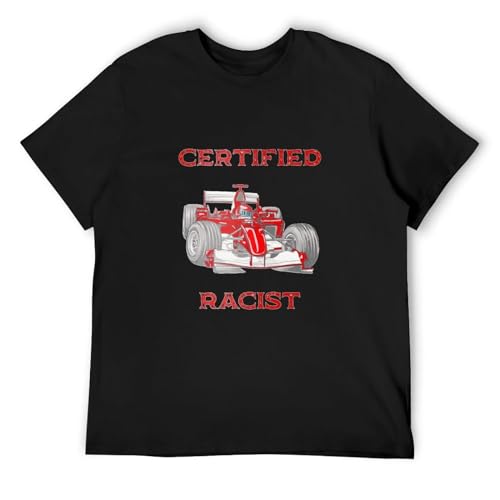Certified Racist Racer Boost Speedster Certified Race Retro T-Shirt Man's Fashion Black Unisex Tees XXL Certified Racist Racer Boost Speedster Certified Race Retro T-Shirt Man's Fashion Black Unisex Tees XXL von HAIWANGYE