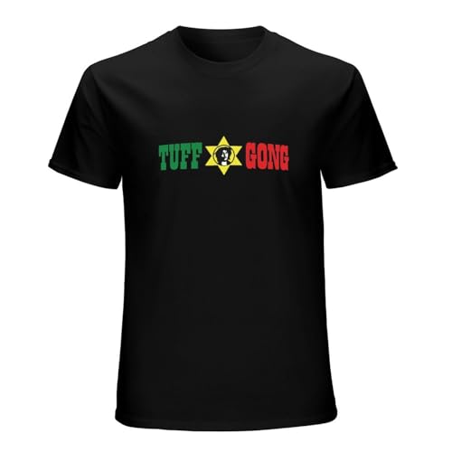 HAIWANGYE Tuff Gong T-Shirt Man's Fashion Black Unisex Tees L HAIWANGYE Tuff Gong T-Shirt Man's Fashion Black Unisex Tees L von HAIWANGYE