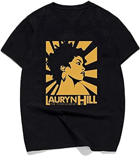 The Miseducation of Lauryn Hill Black Street T-Shirt Man's Fashion Black Unisex Tees L The Miseducation of Lauryn Hill Black Street T-Shirt Man's Fashion Black Unisex Tees L von HAIWANGYE