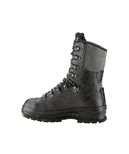 Kox Schnittschutzstiefel Protector 2.0, Schwarz/Grau, schwarz / grau, 44 EU von HAIX