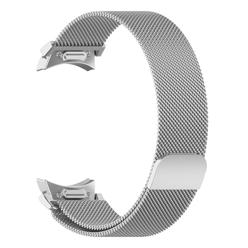 Milanese Loop Fit for Samsung Galaxy Watch 7 6 5 4 40mm 44mm/FE/5 pro 45mm Armband Metallarmband Galaxy Watch6 Classic 43mm 47mm Band(Silver,Galaxy Watch 7 40mm) von HAJMGUMC