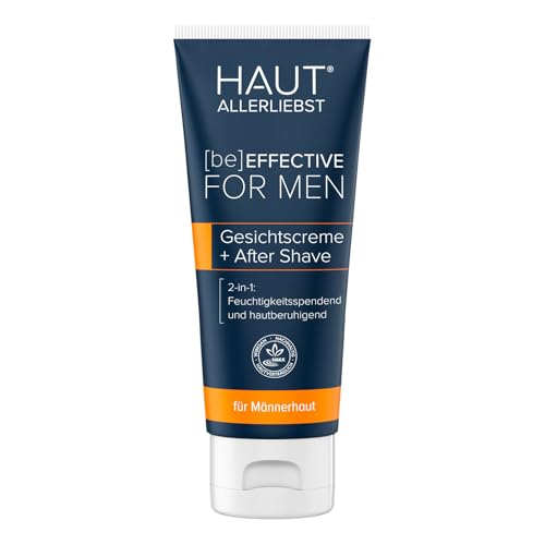 HAKA FOR MEN Hybrid Gesichtscreme+After Shave Balsam I 75ml I Feuchtigkeitsspendend und hautberuhigend I Anti-Aging-Effekt von HAKA