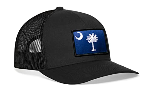 HAKA State Flag Series Trucker Hut für Männer & Frauen, Verstellbare Baseballmütze, Golfmütze Snapback, Schwarz, Einheitsgr��e von HAKA