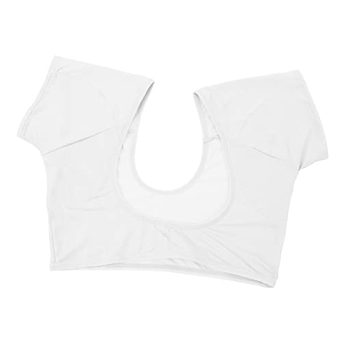 HAKIDZEL 1 Stück Achselpads für Damen Atmungsaktive Unterarm Schweißpads mit Absorption für Sommer Schützen vor Schweißflecken und Nässe Weiß von HAKIDZEL