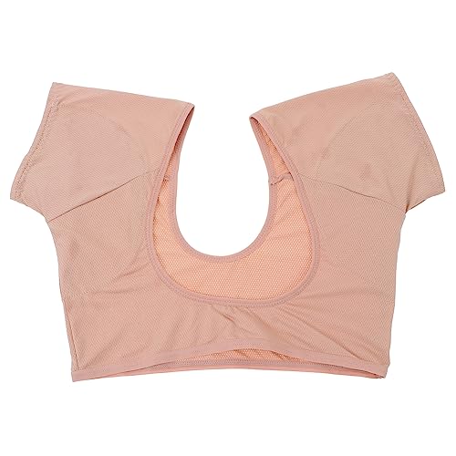 HAKIDZEL 1 Stück Achselpolster Weste für Damen und Herren Atmungsaktive Schweißabsorbierende Unterarmpads Waschbare und Wiederverwendbare Achselschweiß Weste für Sommeraktivitäten Joggen von HAKIDZEL