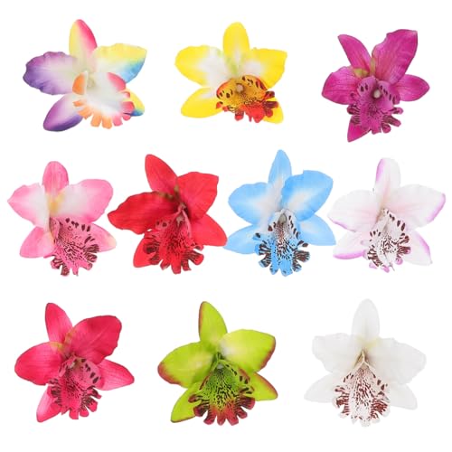 HAKIDZEL 10 Stück Teiliges Bunte Blumen Haarspangen für Damen Eleganter Haarschmuck für Braut und Hochzeit Leichte Blumen Barrettes Vielseitig Einsetzbar für Festliche Frisuren und von HAKIDZEL