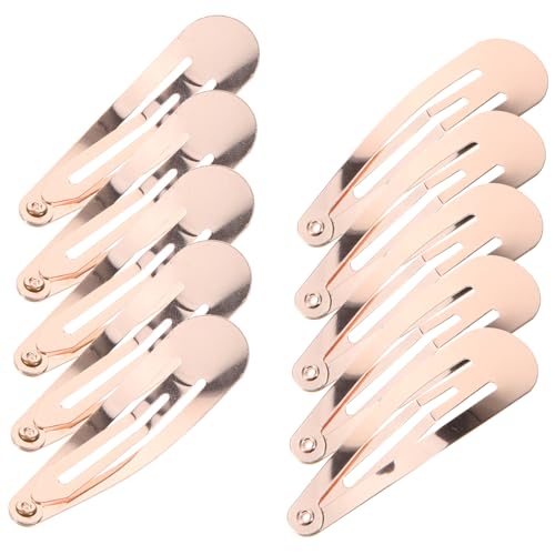 HAKIDZEL 10stücke Teiliges Haar-snap-clips Roségold Für Mädchen Kleinkinder Haarschmuck Stabile Für Verschiedene Frisuren Für Ponytails Und Ponyfransen von HAKIDZEL