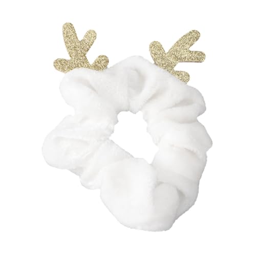 HAKIDZEL 1Stk Weihnachten Darm Haargummis Haarschmuck für Frauen Haargummis aus Chiffon haarspange weihnachten weihnachtshaarspangen Haarbänder elastische Haarseile Weihnachtshaarringe Elch von HAKIDZEL