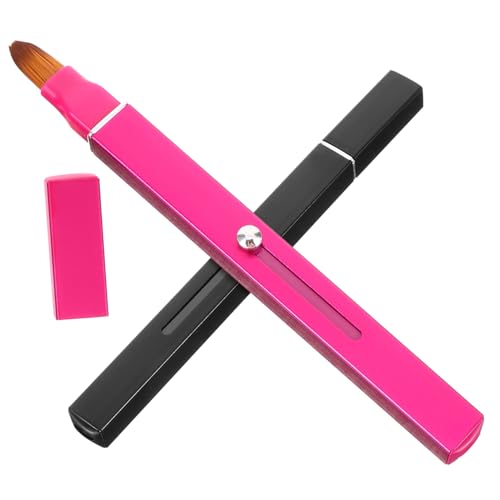 HAKIDZEL 2st Lippenpinsel Für Lippenapplikatoren Concealer-pinselstab Reise-lippenpinsel Lippenstäbe Lidschatten Pinsel Einziehbarer Lippenpinsel Lippenstift Fräulein Plastik Klassisch von HAKIDZEL